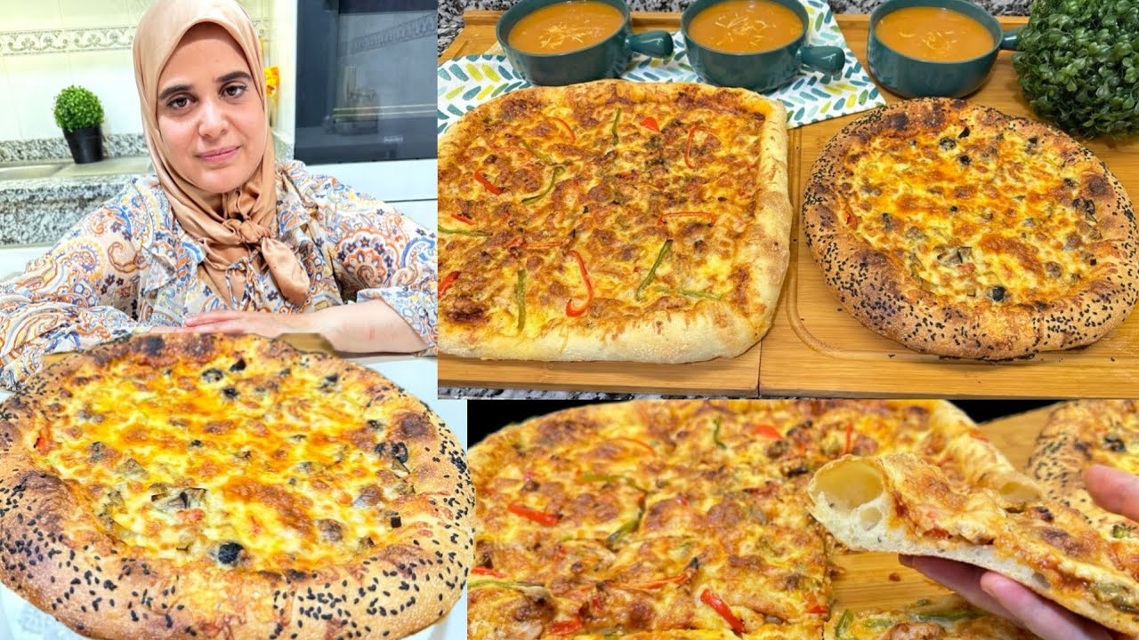 بيتزا  نابولي احترافية كالمطاعم Napoli pizza/ شوربة السمك اقتصادية