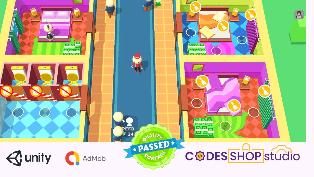 My Perfect Hotel Idle Game Unity Source Code | Unity Game