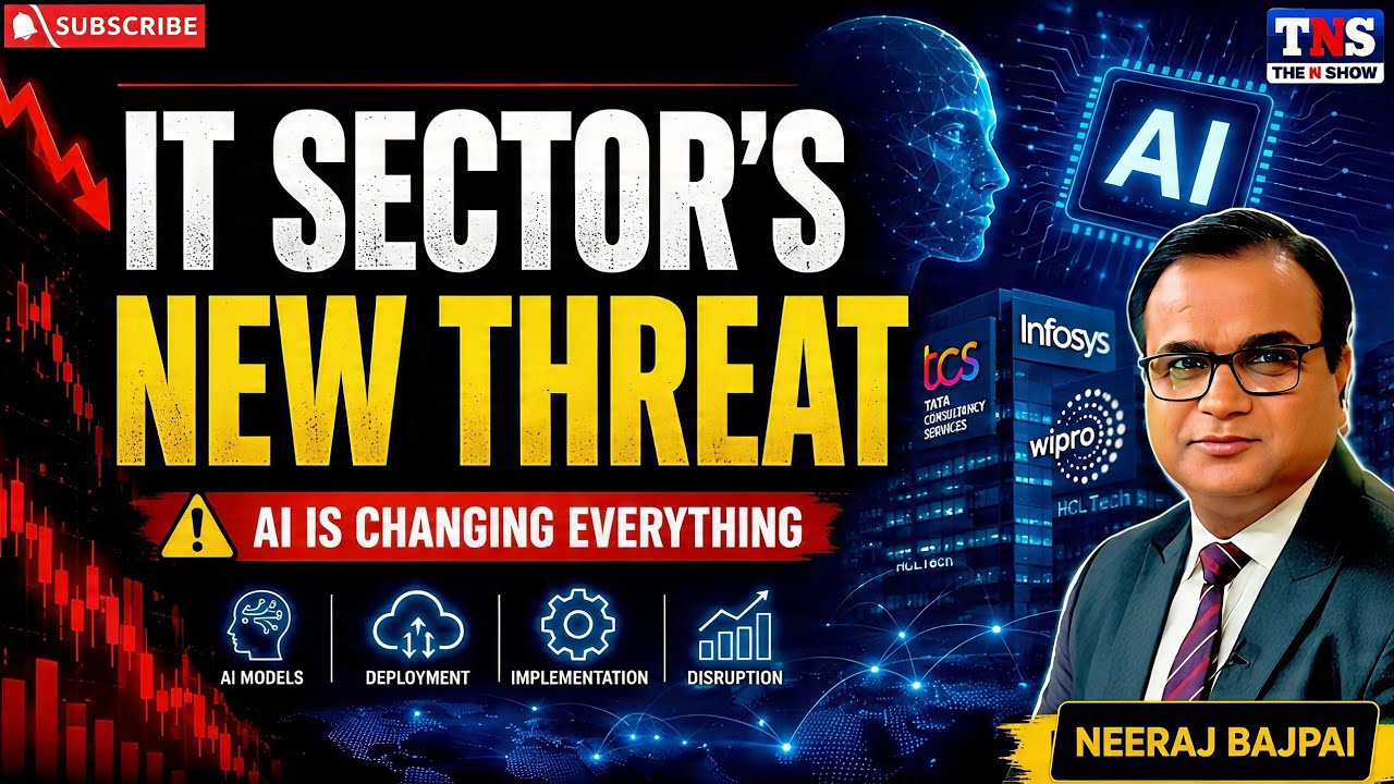 AI&rsquo;s Next Big Threat to Indian IT Companies | New Challenge for TCS, Infosys & Wipro | The N Show