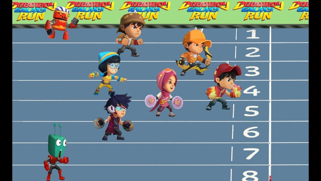 #2 Seru ! Pertandingan Lari di Boboiboy Galaxy Run