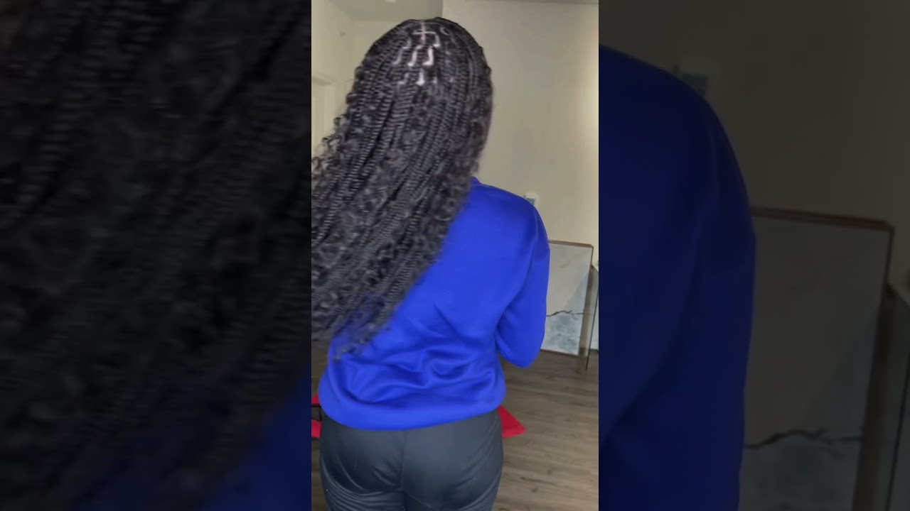 QUICK & EASY KNOTLESS BOX BRAIDS TUTORIAL ON 4C NATURAL HAIR | #KNOTLESSGODDESSBRAIDS