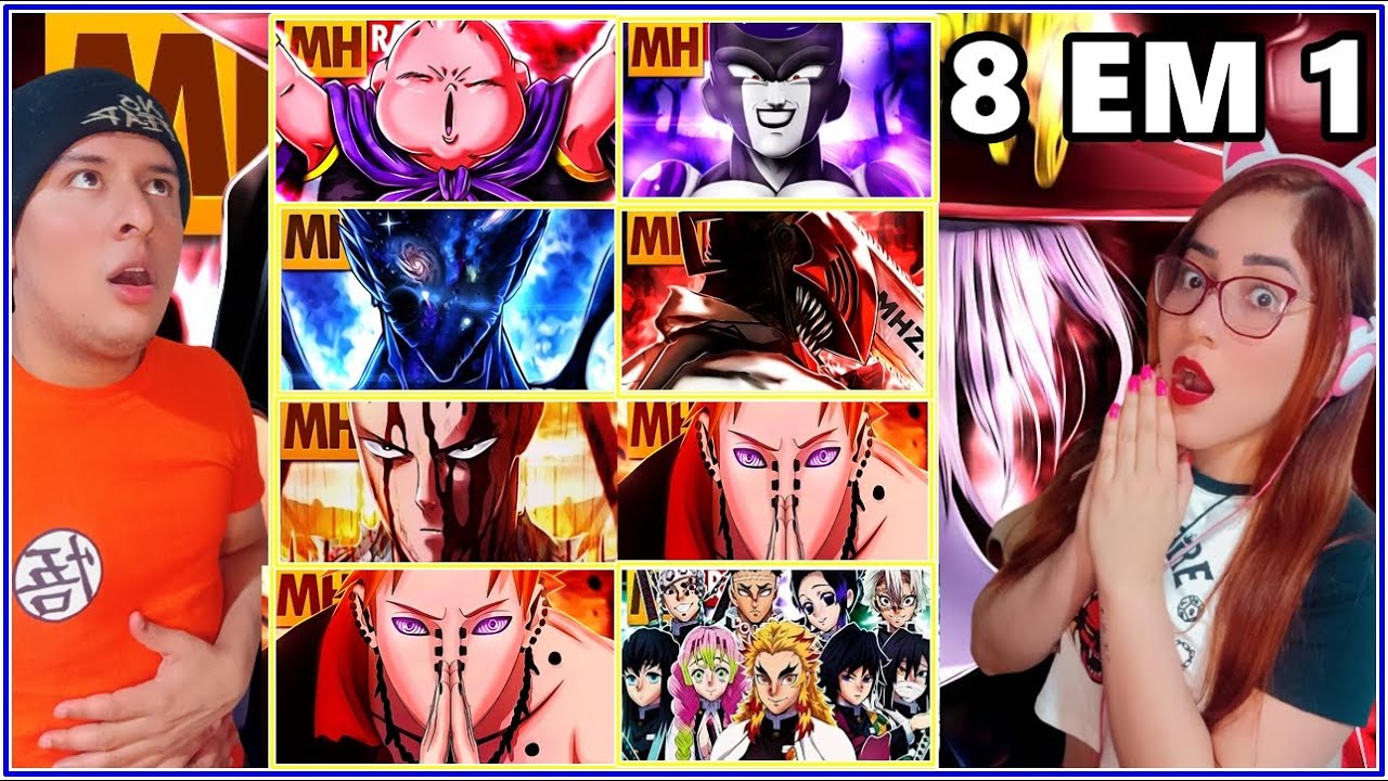 REAGINDO AO MHRAP 8 EM 1,Tipo Hashiras,Renegado 2,Tipo Majin Boo, Vibe Garou,Tipo Saitama,Tip Freez