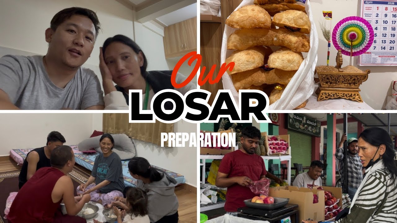 How we spent our guthug night / mix vlog / Losar shopping at Bylakuppee #tibetanyoutuber 