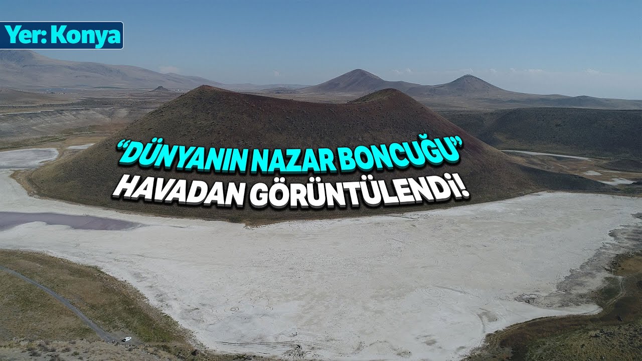 Meke Gölü'nde Büyük Oranda Su Çekildi