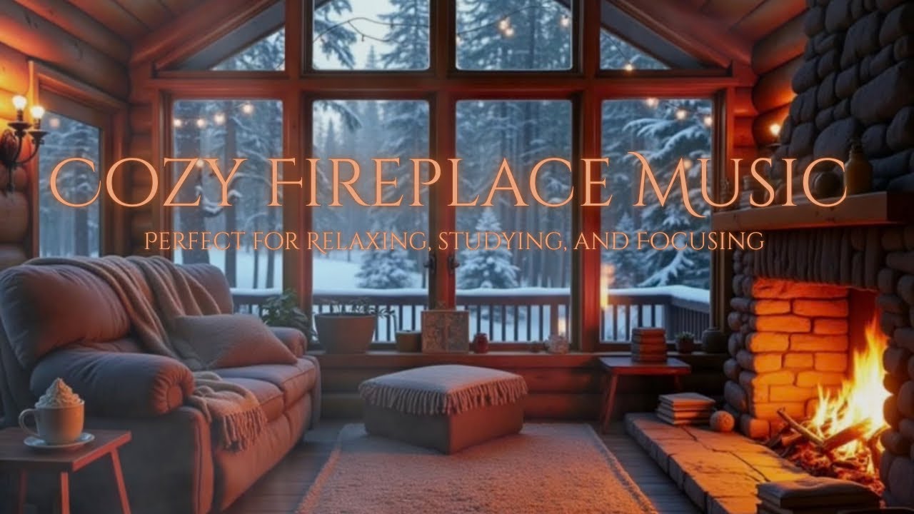3 Hours of Relaxing Fireplace Sounds 🔥 Warm Fireplace 4K & Crackling Fire Sounds