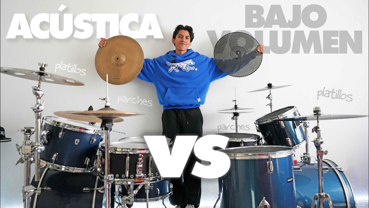 Batería Acústica VS Batería Bajo Volumen…¿cuál es mejor? | Evans dB One Low Volume Set