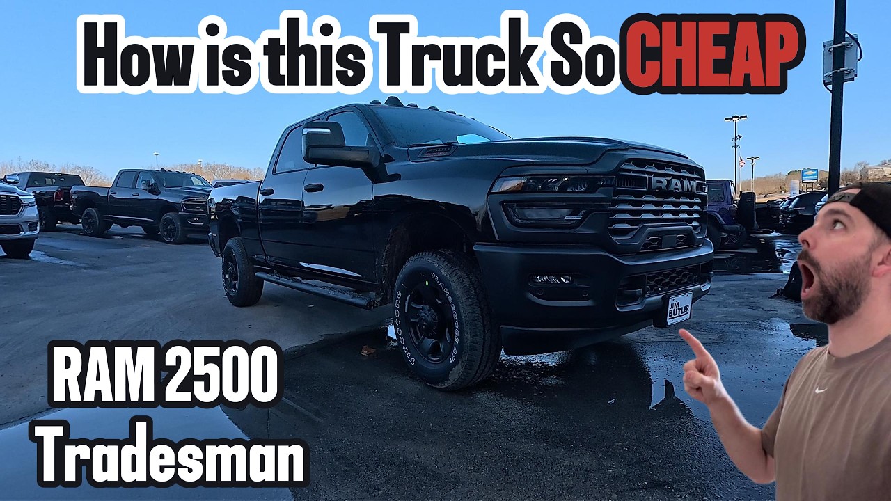 The Cheapest Heavy-Duty Truck You Can Buy? 2026 RAM 2500 Tradesman