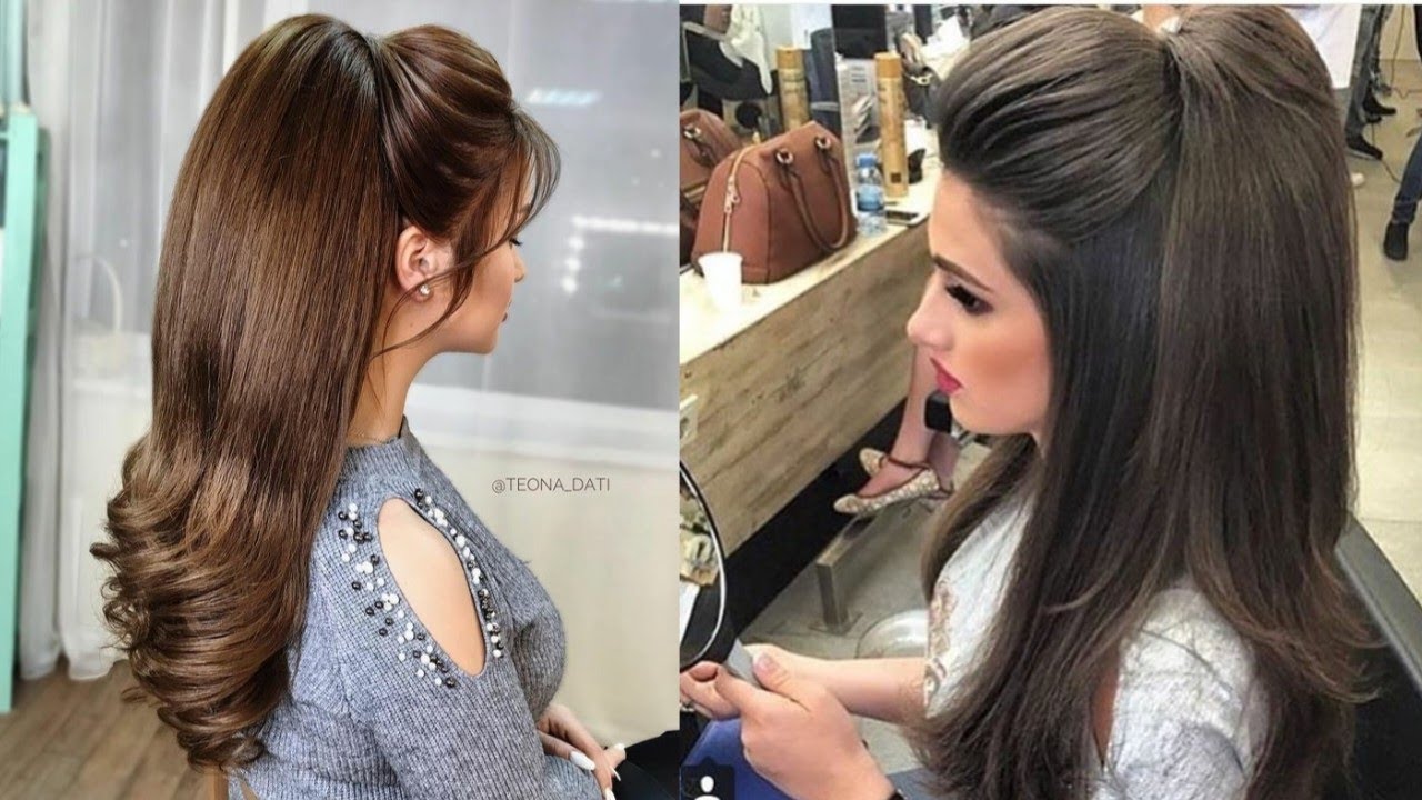 High volume ponytail Reception/ Party hairstyle for thin/medium/long hair