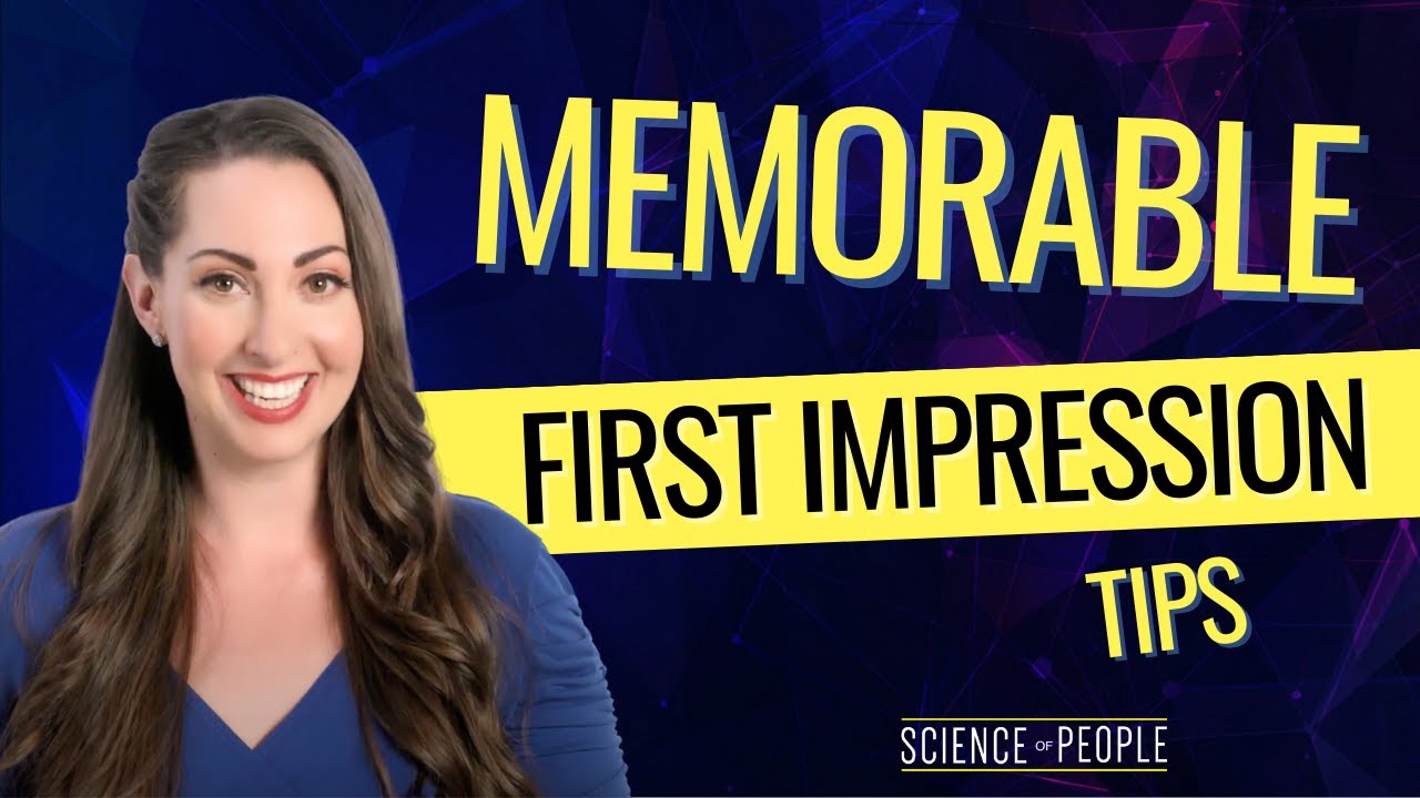 How to Make a Great First Impression