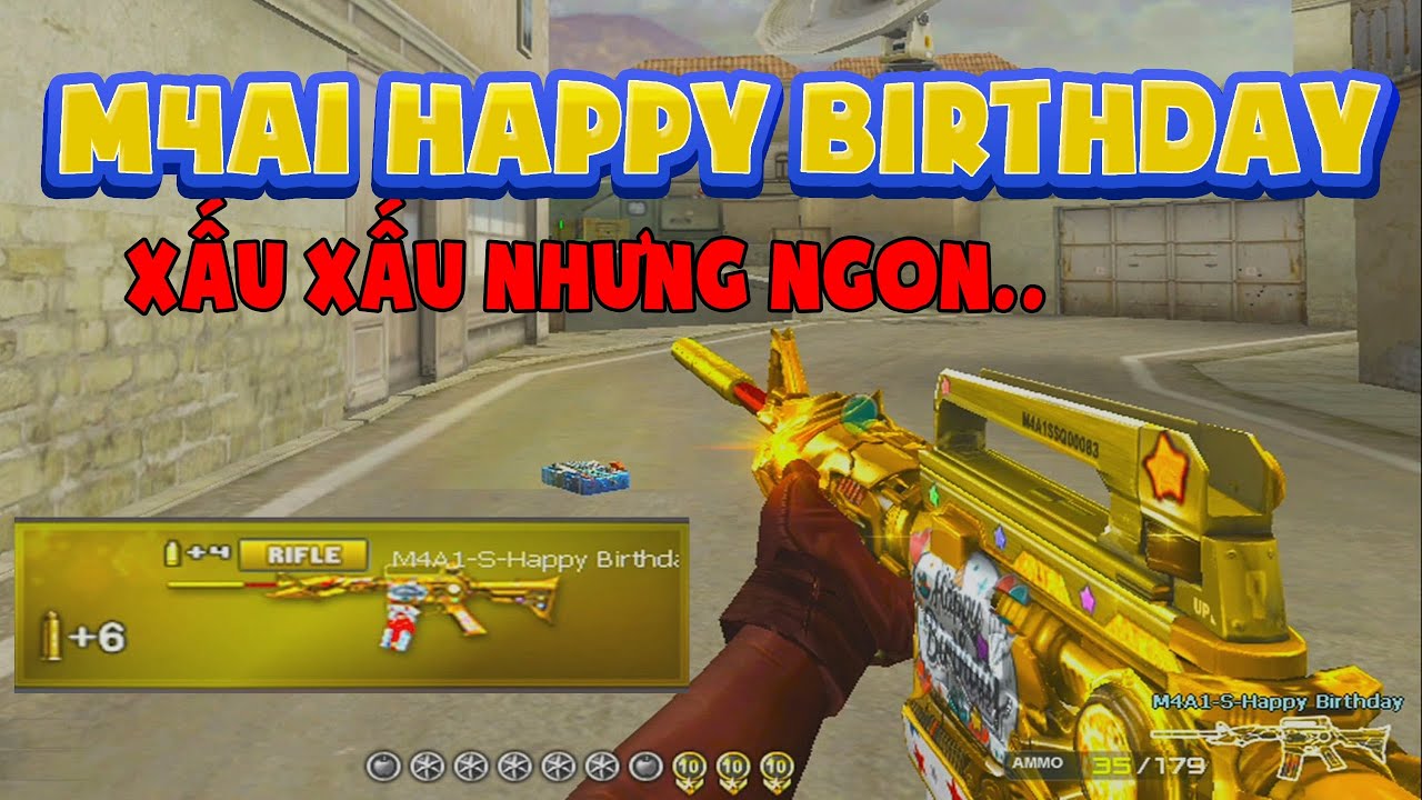► B&igrave;nh luận Đột K&iacute;ch - M4a1 Happy Birthday - Xấu xấu nhưng ngon..
