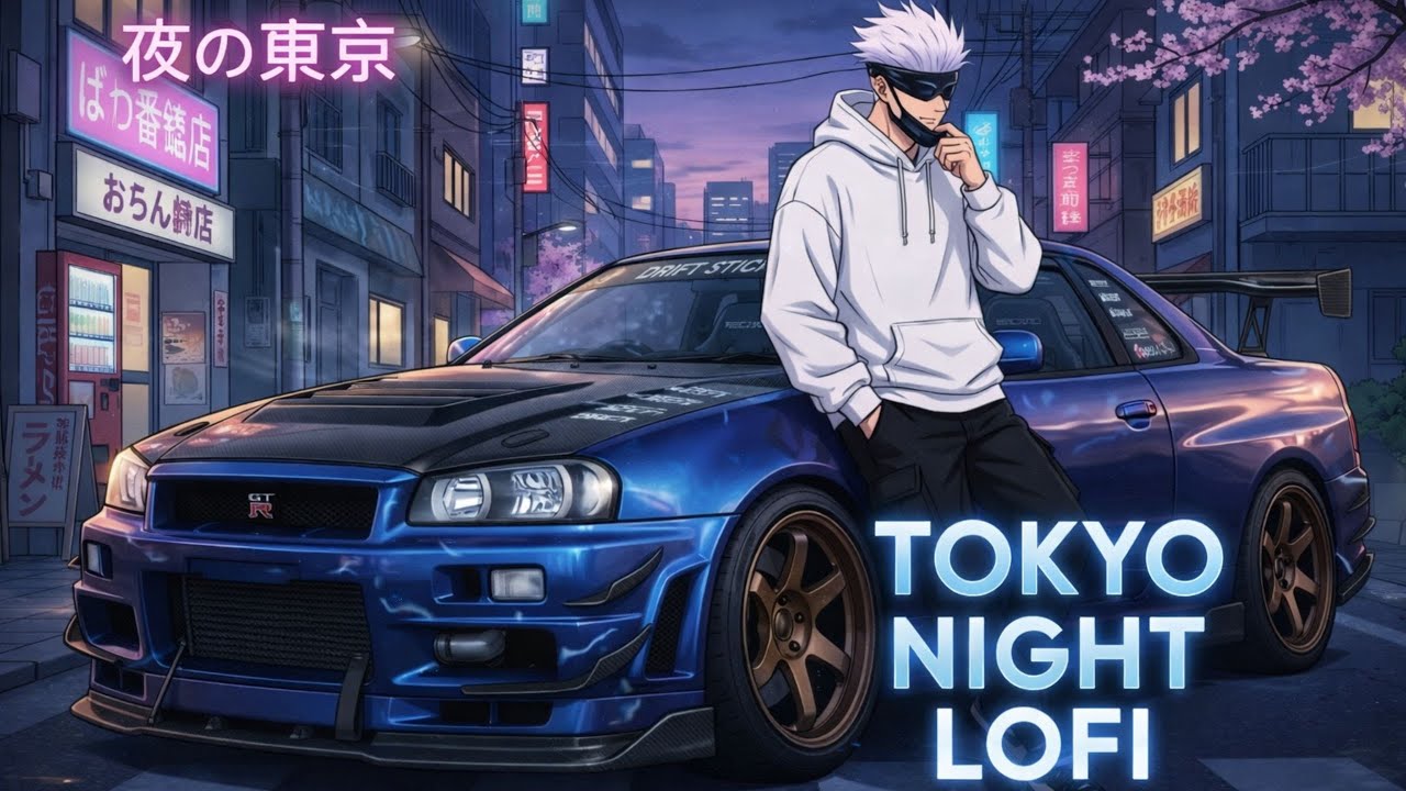 Tokyo Night Lofi 🌃 夜の東京 | Chill Japanese Instrumental for Late Night Drive
