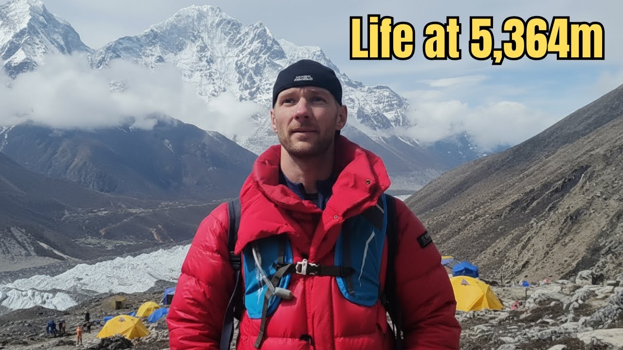 Жизнь в базовом лагере Эвереста | Каково это на самом деле на высоте 5364 м 🇳🇵