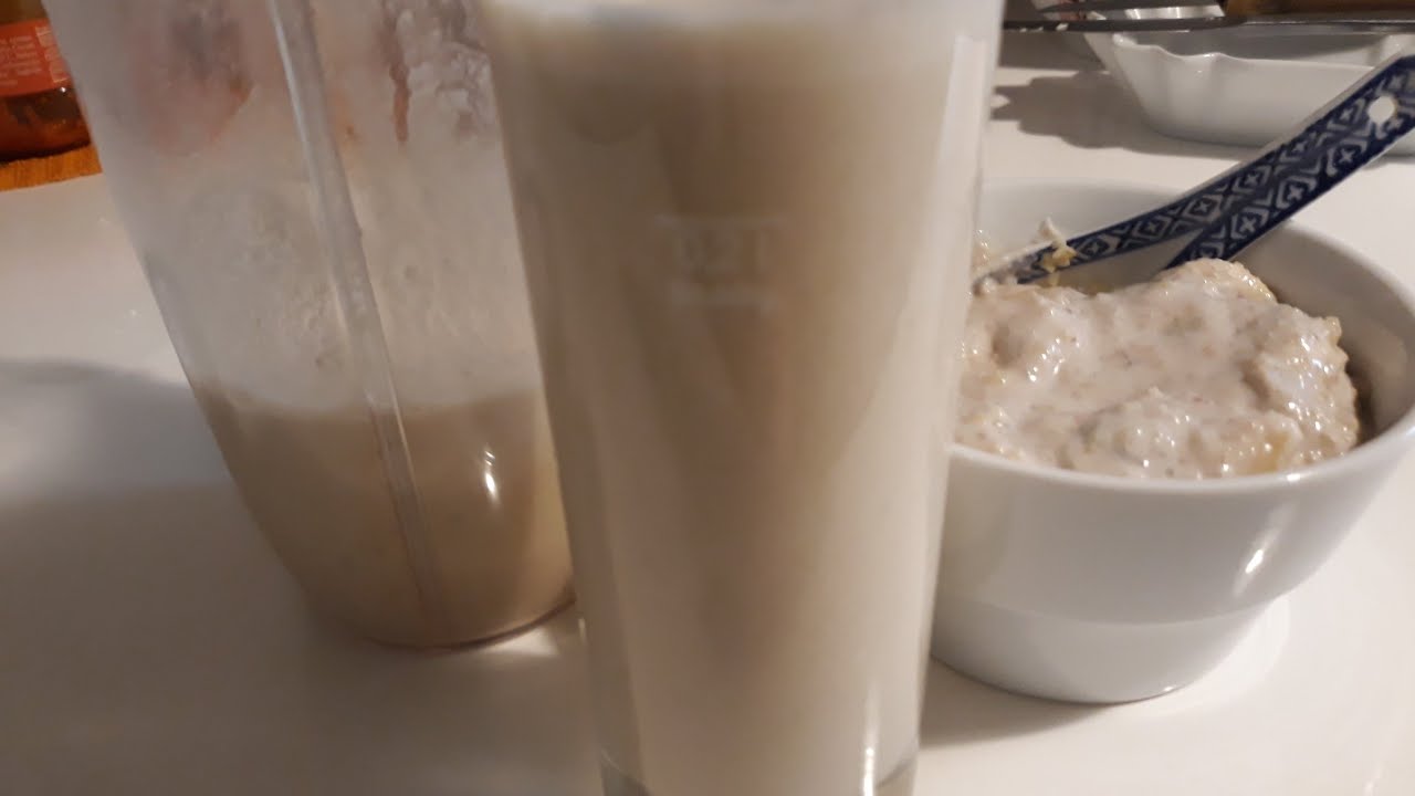 SIROVO ORAHOVO MLEKO + DORUČAK(2 U 1) VEGAN - WALNUSS MILCH (HAUSGEMACHT)  +  FRÜHSTÜCK  (2 IN 1)
