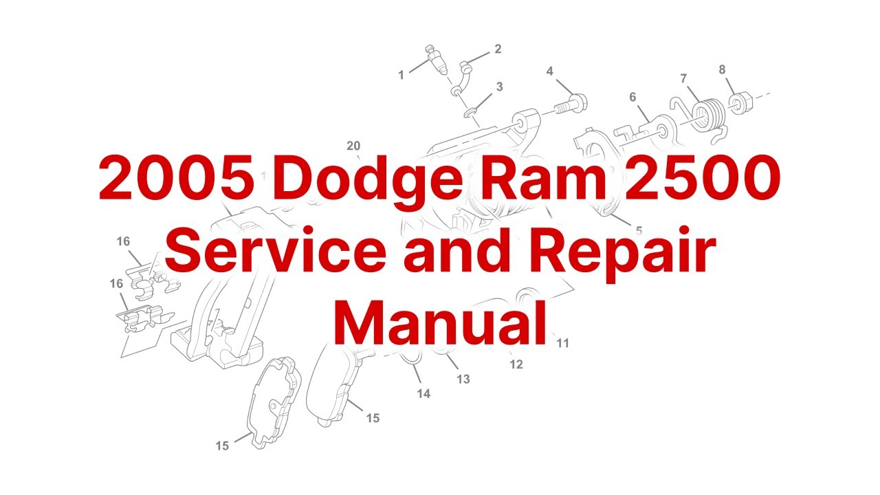 Online 2005 Dodge Ram 2500 repair manual