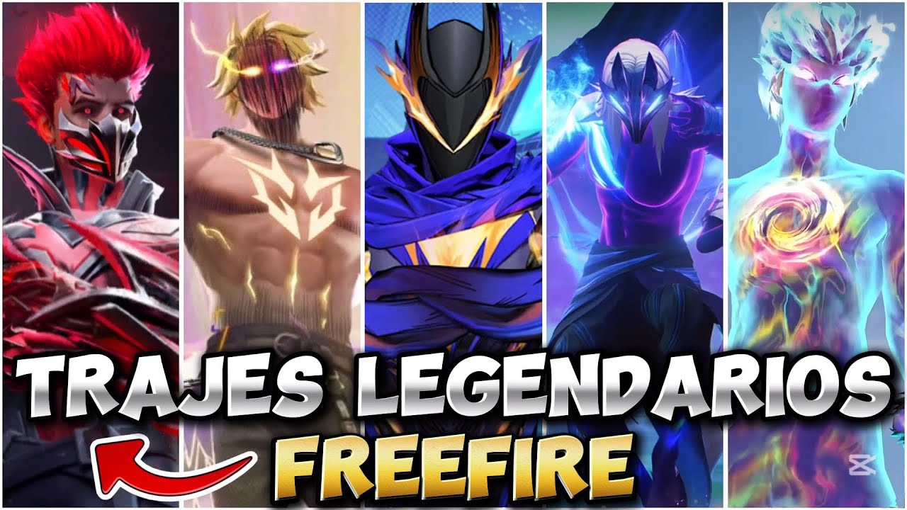 🔥TODOS LOS TRAJES LEGENDARIOS FREE FIRE CUAL ES EL MEJOR TRAJE LEGENDARIO QUE A SALIDO
