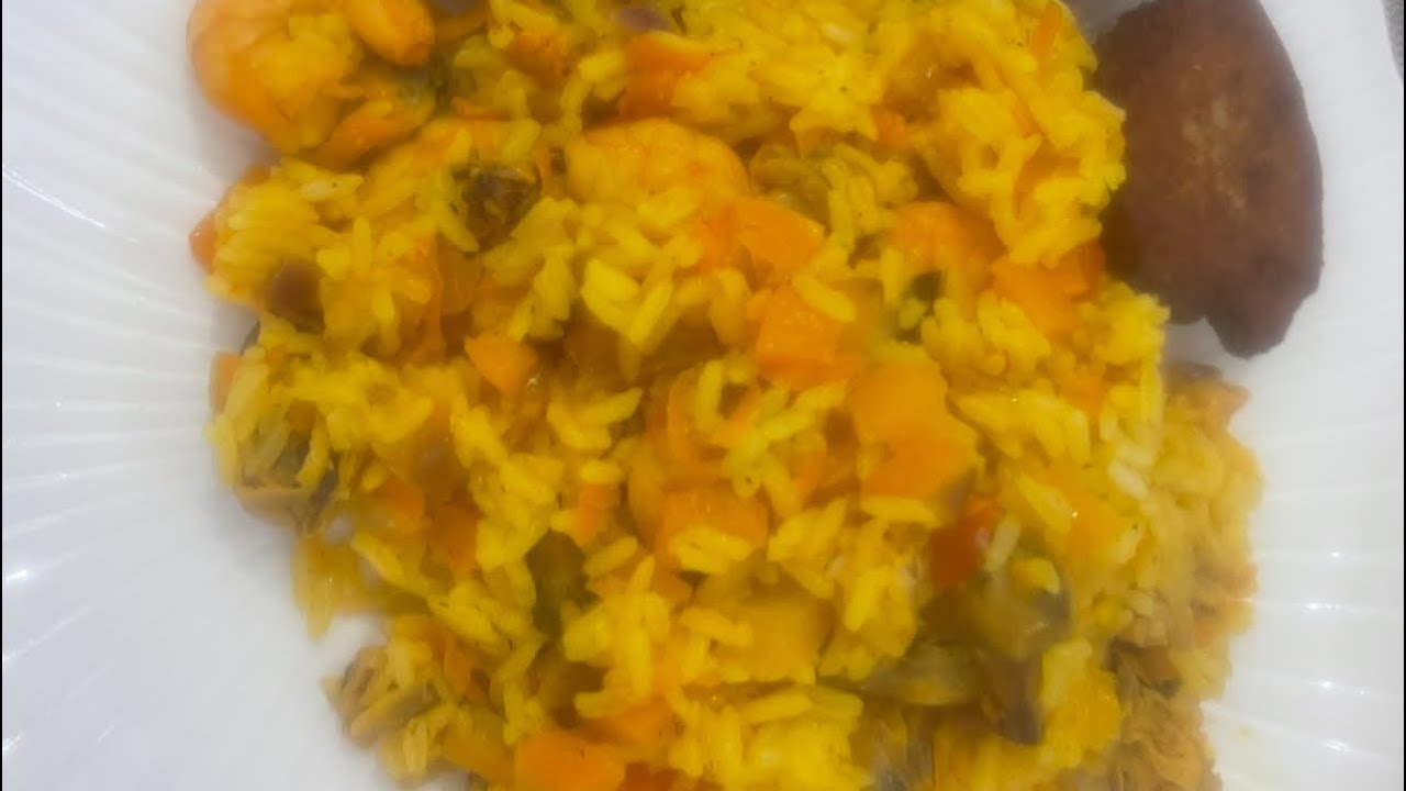 Un rico arroz con mariscos #food #comidacasera #cocina #cocinafacil 
