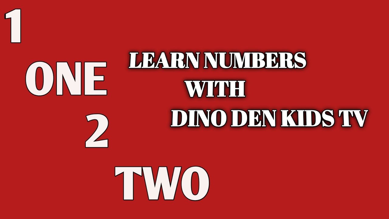 EDUCATIONAL VIDEO/ KIDS FUN VIDEO/ ONE TWO THREE / LEARN NUMBERS 123