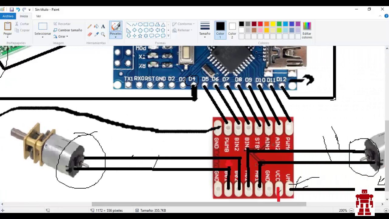 Como hacer un Robot Velocista # 4 - Esquematico