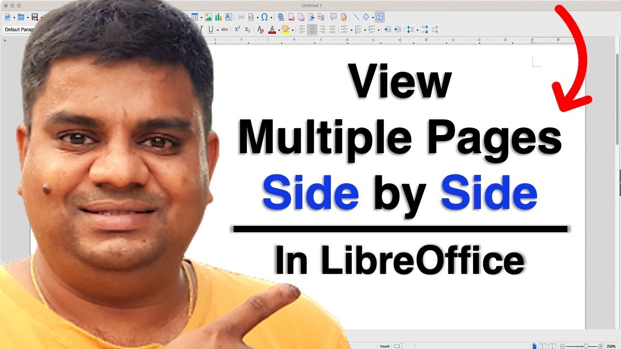 How to View Multiple Pages Side by Side in LibreOffice