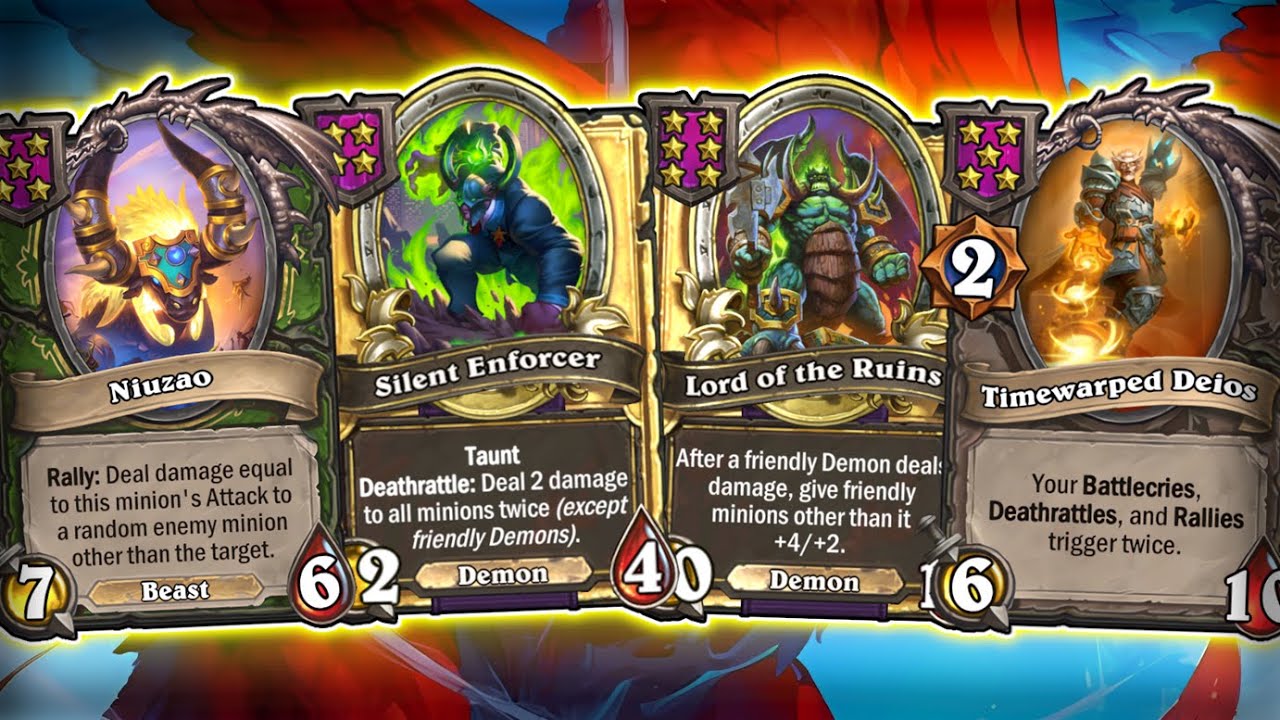 Abusing the King of Deios! | HS Battleground Duos