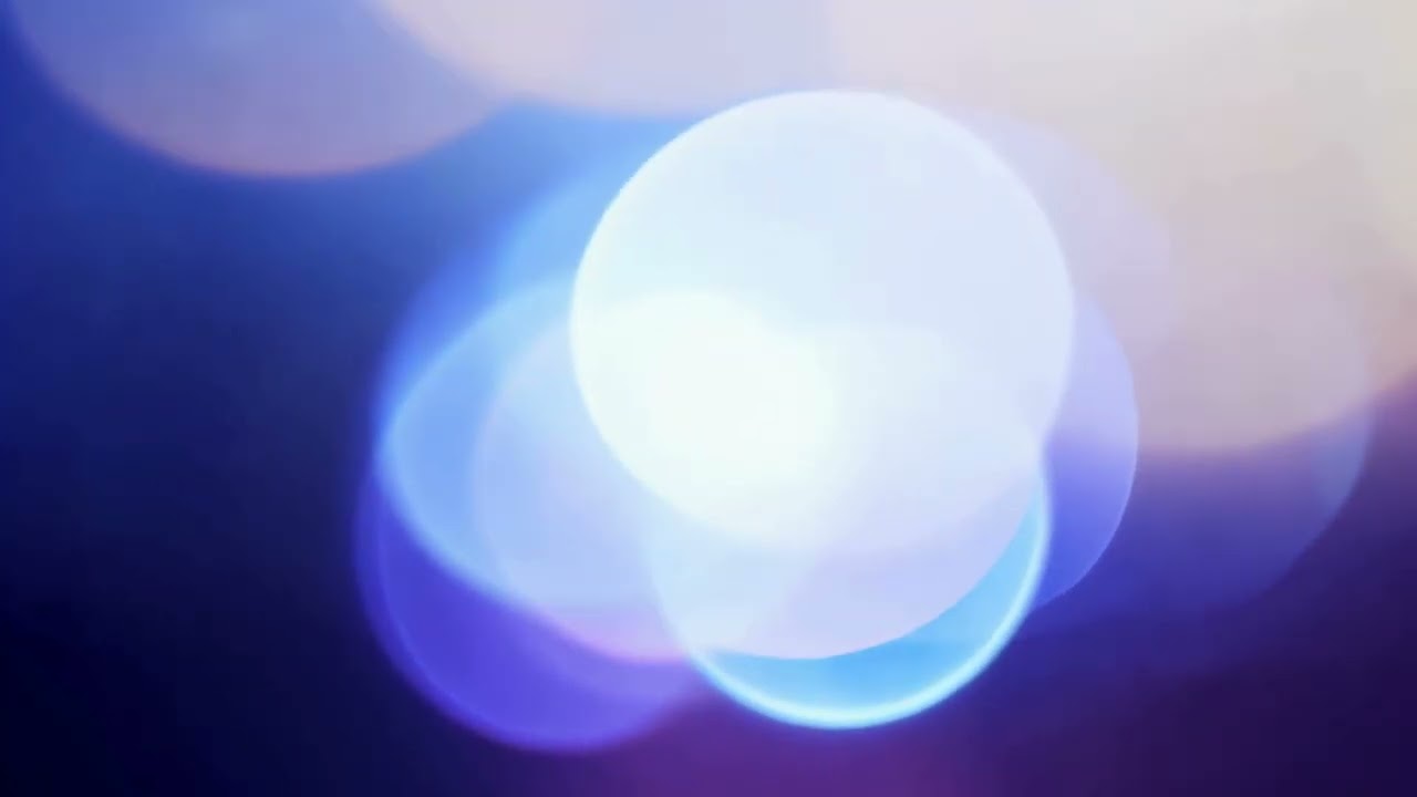 Iridescent Lens Flare Cinematic Glow & Soft Bokeh (30+ Minutes)