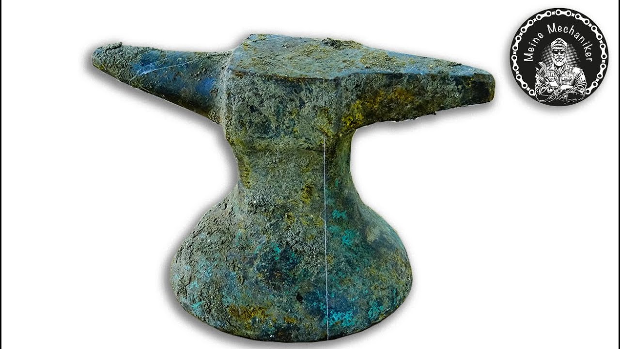 Old Rusty Soviet Anvil - Perfect Restoration