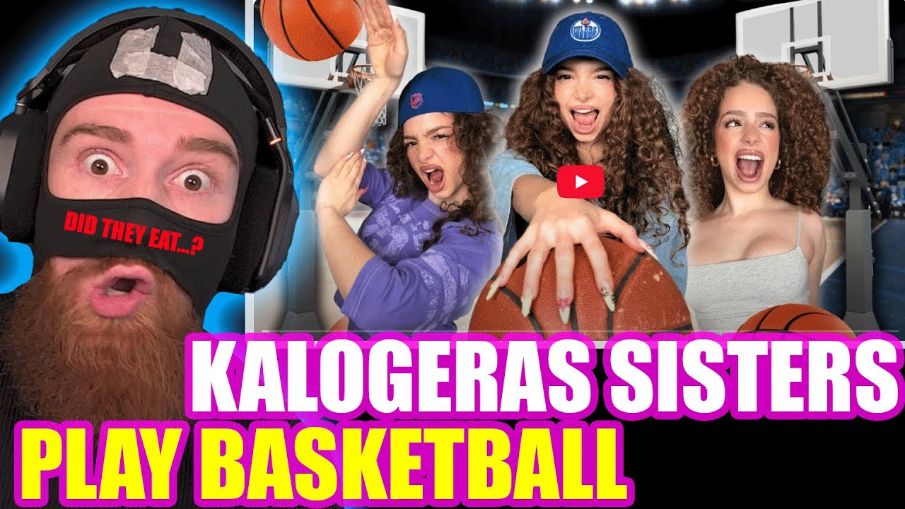 KALOGERAS SISTERS PLAY BASKETBALL...(stay safe girls) | UDYZYZ REACTION