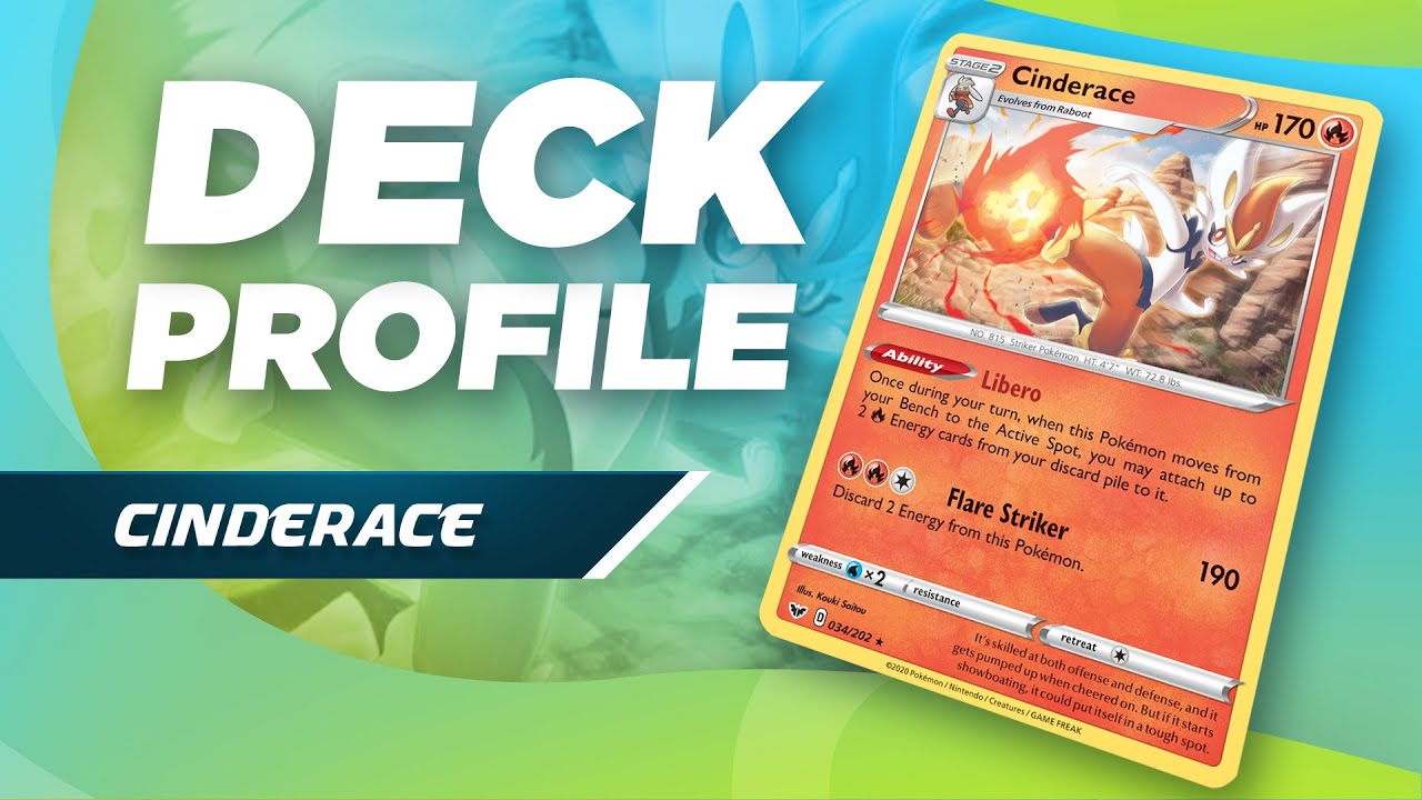 Cinderace Deck Profile - Sword & Shield (Pokemon TCG)