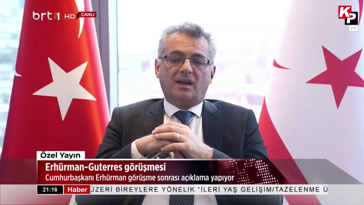 CumhurbaşkanıTufan Erhürman, BM Genel Sekreteri Antonio Guterres ile görüştü