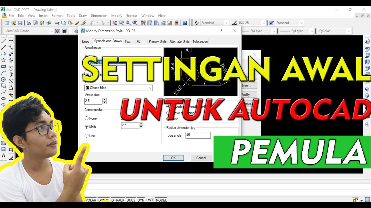 Settingan Awal AutoCAD - Pemula WAJIB TAHU !