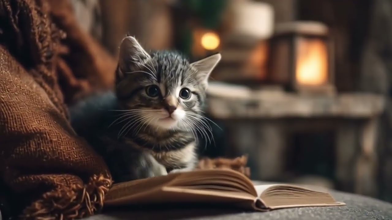 Cat Lullaby for Kittens with Anxiety: Soothing Piano Music with Purring Sound for Sleep & Relaxation