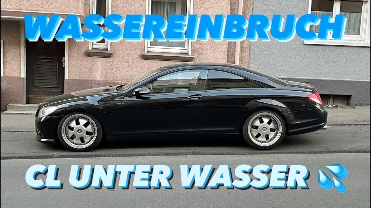 CL500 C216 Regenwasserabläufe Reinigen