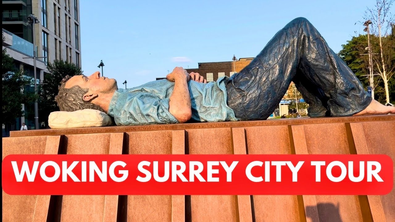 Walking Tour of Woking Surrey England