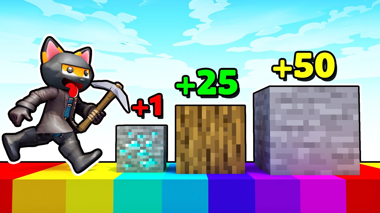 Ich Upgrade meine Spitzhacke bis ich Bedrock abbauen kann!