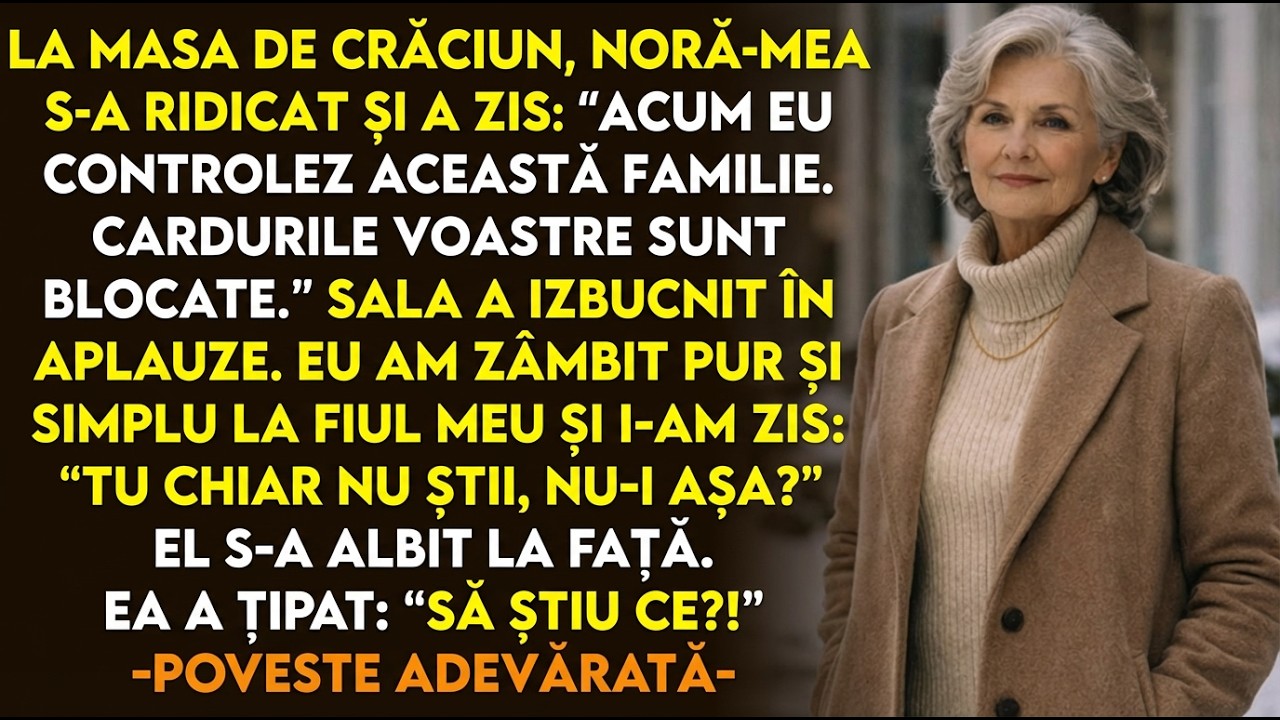 POVESTEA EI ADEVĂRATĂ 👵💔Nora mea a preluat controlul de Crăciun—am zâmbit și am întrebat...
