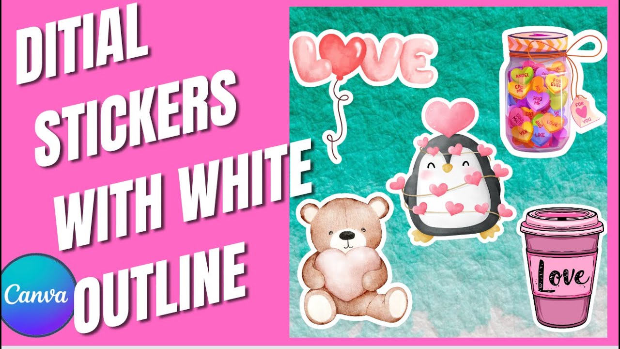Make Quick Sticker Outlines with your Images using CANVA