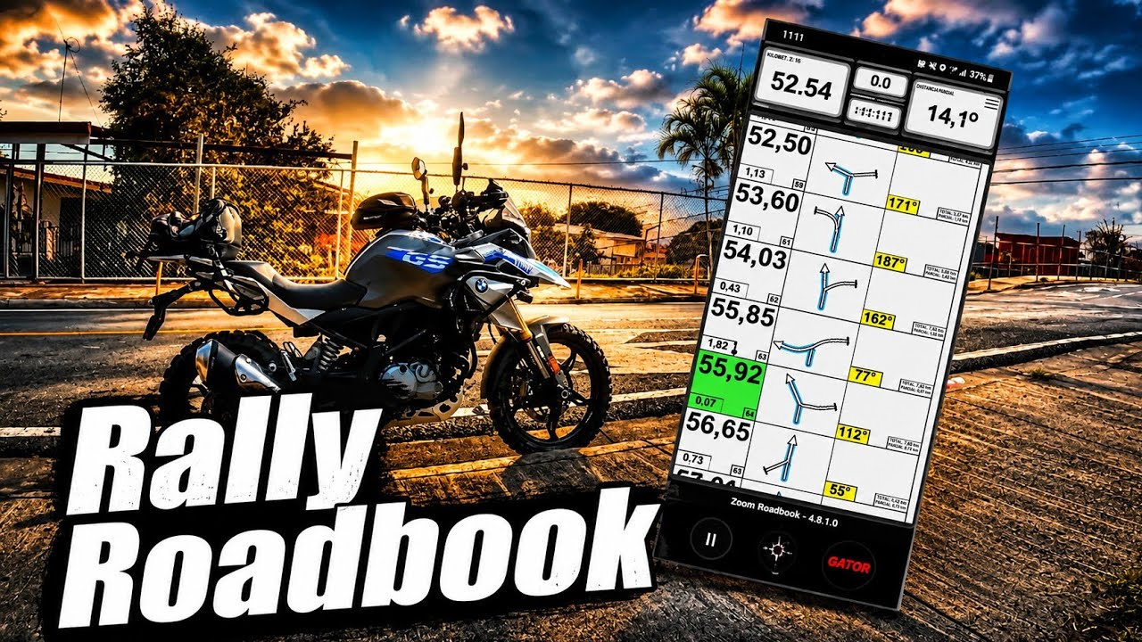 Navegando con un Roadbook por primera vez! BMW G310GS / Parte 1 #motorally #roadbook #offroad