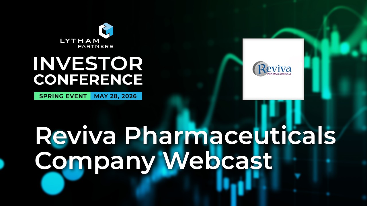 Презентация для инвесторов компании Reviva Pharma (RVPH) | Инвестиционная конференция Lytham Part...
