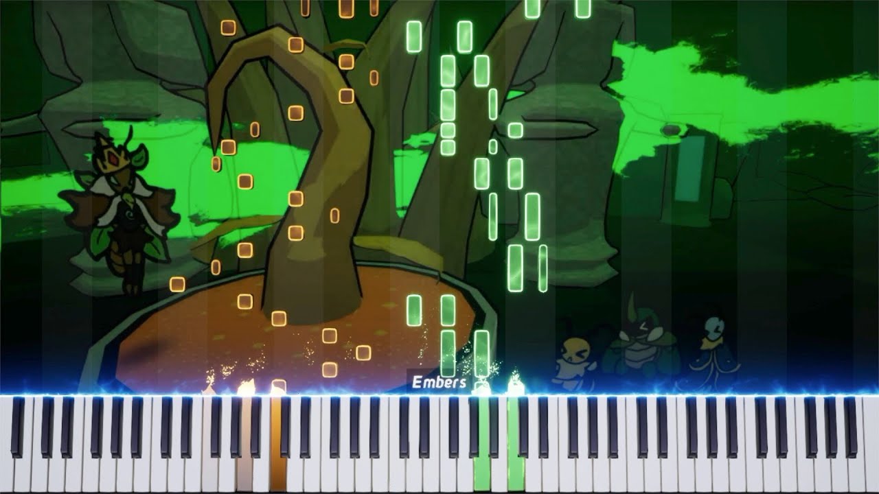 Bug Fables - Transcending, Overpowering, Everlasting | Piano Visualization