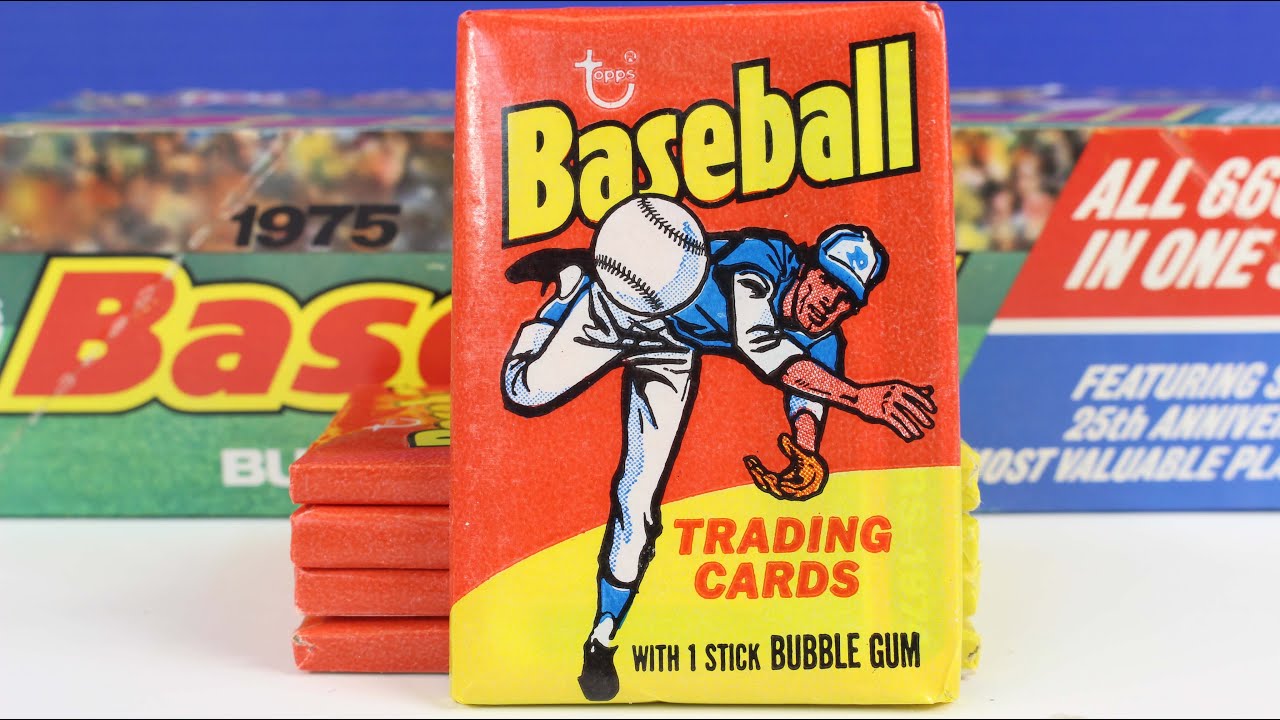 1975 wax pack opening Rookies All Stars Hall Of Fame Baseball Card Collectible