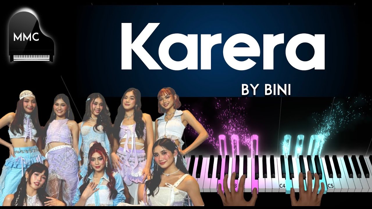 Karera by BINI piano cover + sheet music & lyrics