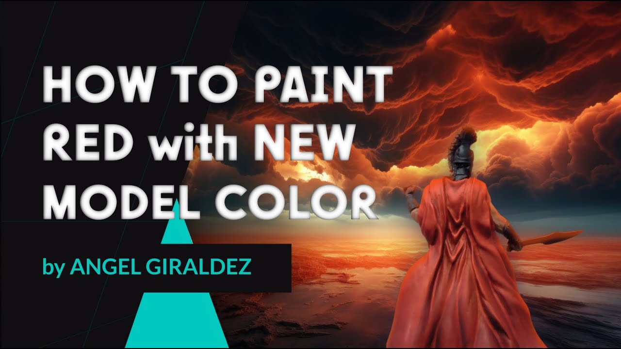🇺🇸🇬🇧🇪🇸 HOW TO PAINT RED with NEW MODEL COLOR / ROJO con NUEVA MODEL COLOR ✨ by 