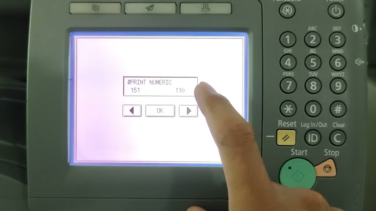 Canon ir 1730if | Set color density for print