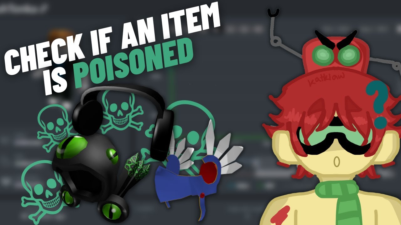 How To Check If a Roblox Limited Item Is Poisoned!   (Stolen / Beamed Limited items)