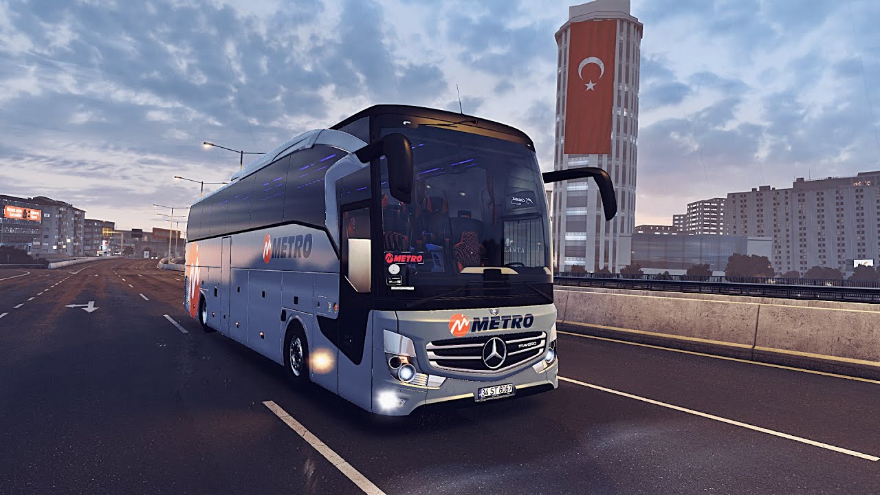 Yağmur Eşliğinde | Denizli-Ankara Seferi | Metro Turizm #g29 #bus #ets2