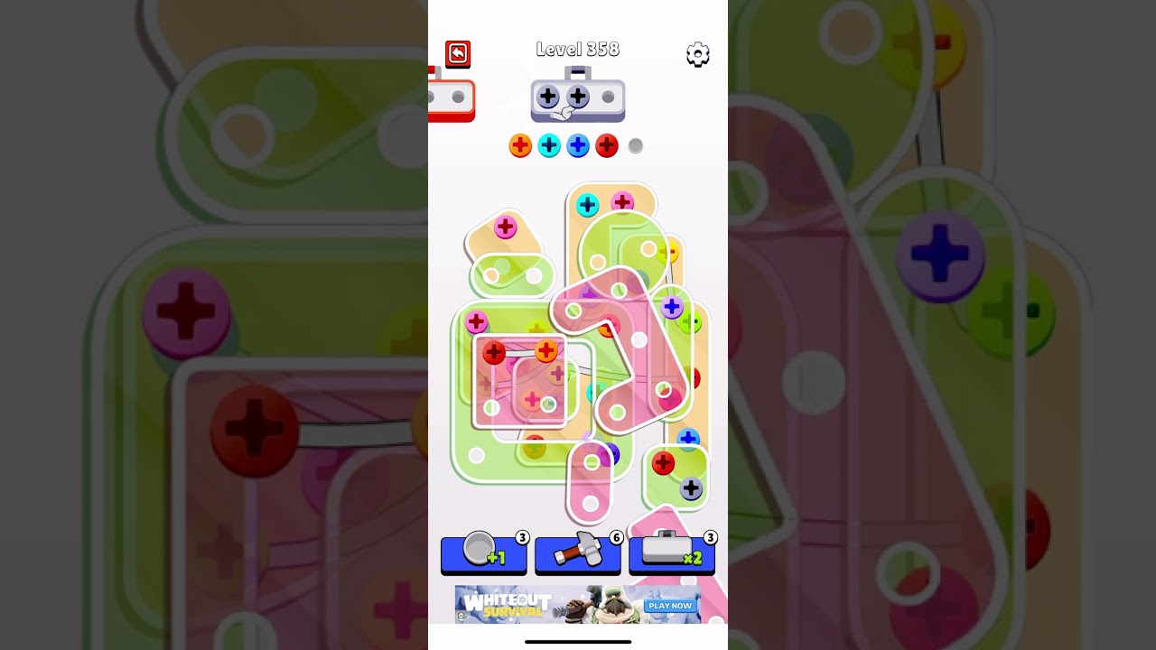 Screw jam level 358