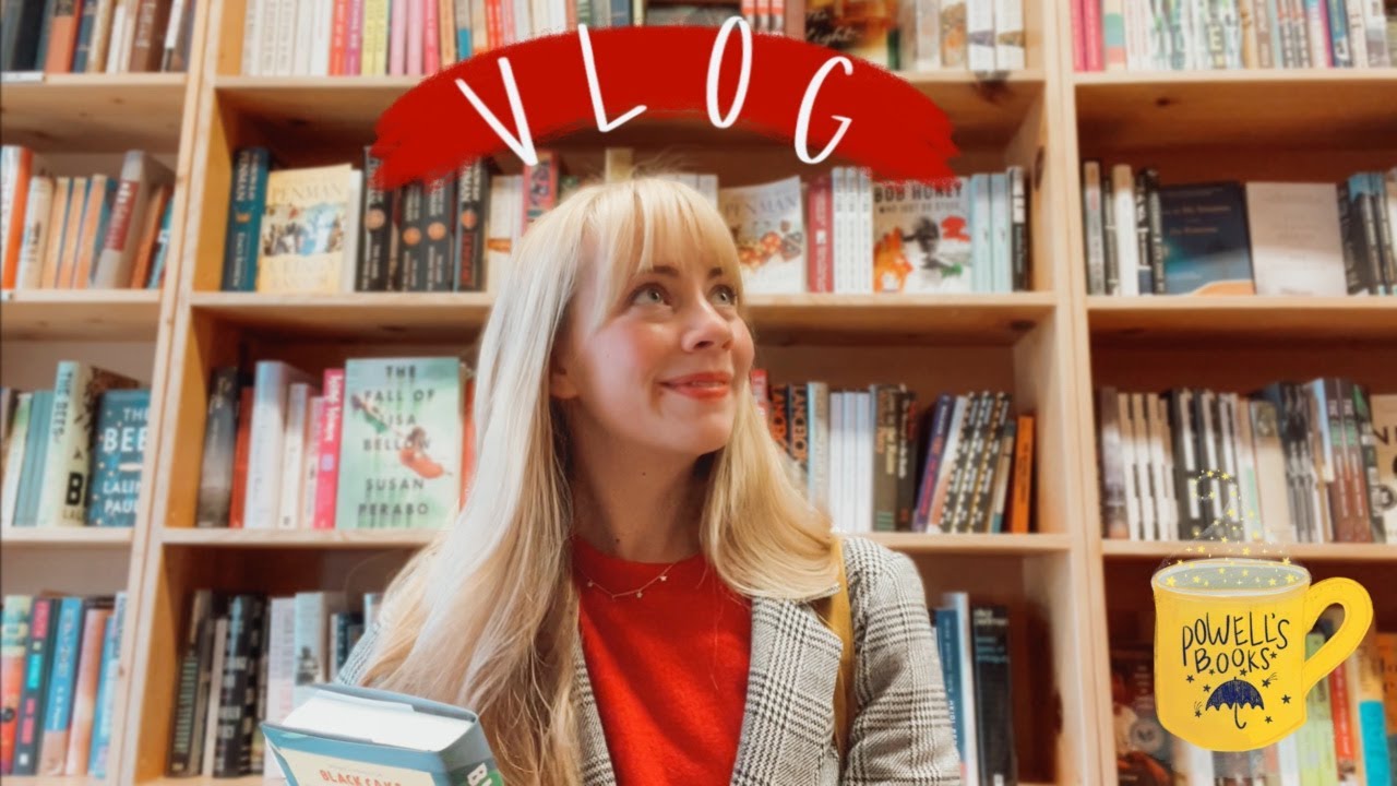 Книжный шопинг, прогулка по городу и чтение 🏙 📚 уютный видеоблог о выходных в Портленде