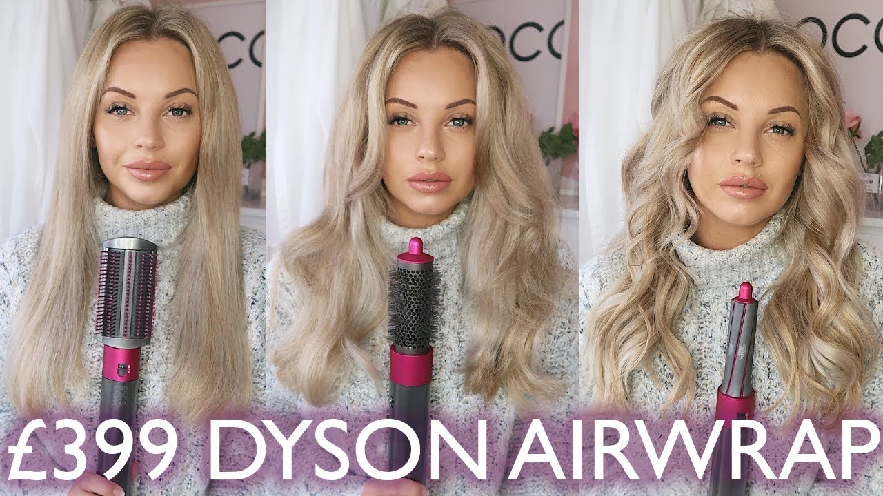 DYSON AIRWRAP 3 WAYS | CURL LASTING TEST & Q&A | Lucy Jessica Carter