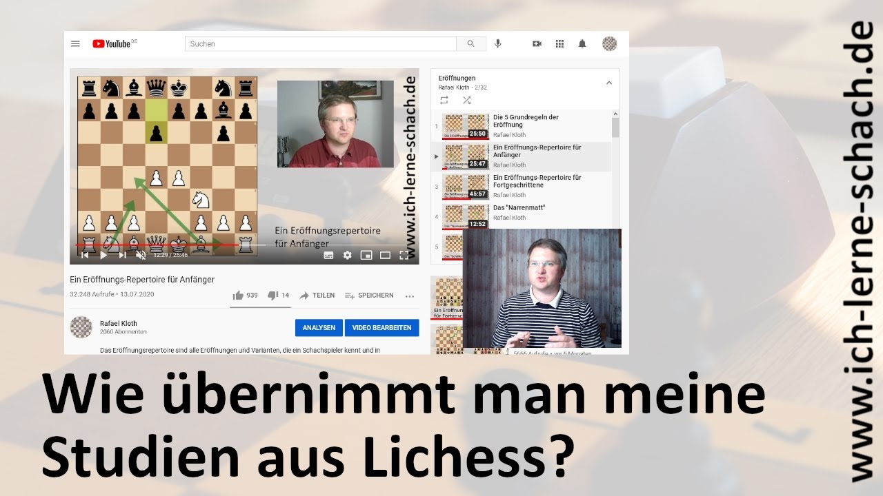 Wie übernimmt man meine Lichess-Studien?