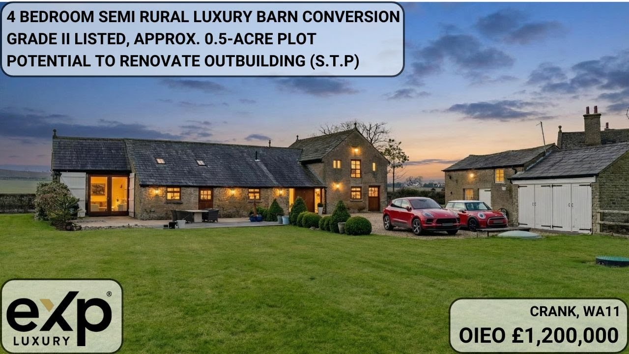 ✨𝗙𝗼𝗿 𝗦𝗮𝗹𝗲 𝗟𝘂𝘅𝘂𝗿𝘆 𝗕𝗮𝗿𝗻 𝗖𝗼𝗻𝘃𝗲𝗿𝘀𝗶𝗼𝗻, 𝗖𝗿𝗮𝗻𝗸 𝗪𝗔𝟭𝟭 𝗢𝗜𝗘𝗢 £𝟭,𝟮𝟬𝟬,𝟬𝟬𝟬 #GRADEIIlisted #sthelens